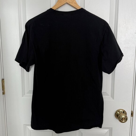 Black Sports Shirt Graphic Tee Size Medium Unisex - Picture 3 of 5